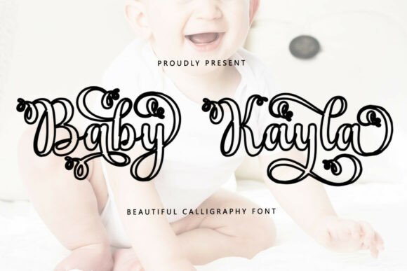 Baby Kayla Outline: A Font for Elegant Digital Design