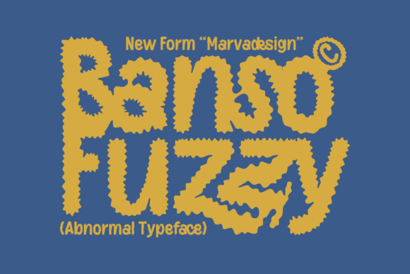 Banso Fuzzy: A Font That Adds Personality to Your Brand