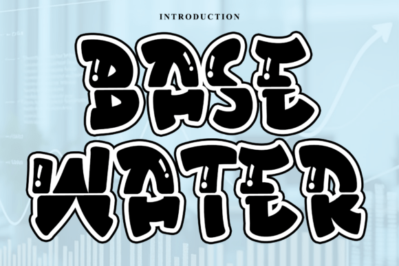 Base Water: A Script Font for Crafters and Product Creators