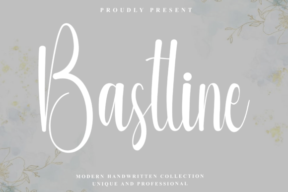 Bastline: A Modern Handwritten Font for Digital Design