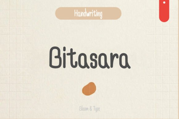 Bitasara: A Warm Script Font for Editorial Design