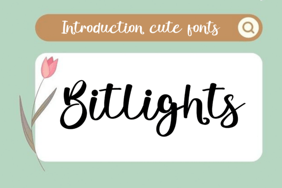 Bitlights: A Script Font for Dynamic Web Design