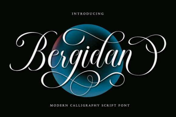 Boost Your Brand with Bergidan Script Font