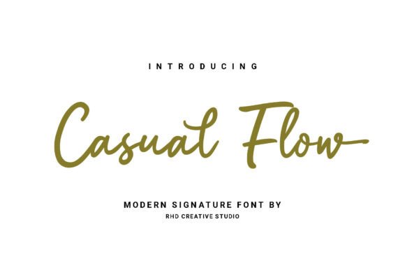Casual Flow: A Font for the Rhythm of Modern Editorial Design
