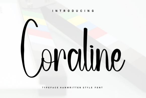 Coraline: A Handwritten Font for Warm Branding