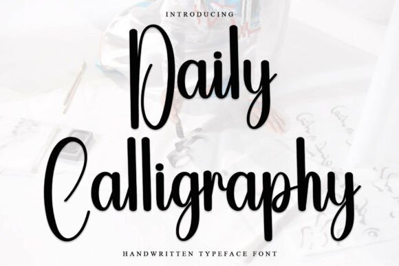 Daily Calligraphy: A Festive Script for Editorial Design