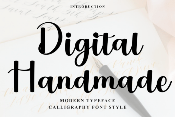 Digital Handmade: A Festive Font for Digital Design