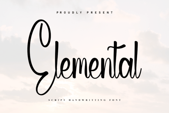 Elemental: A Handwritten Font for Editorial Design