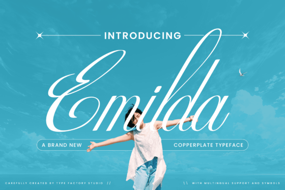 Emilda: A Script Font That Elevates Digital Branding