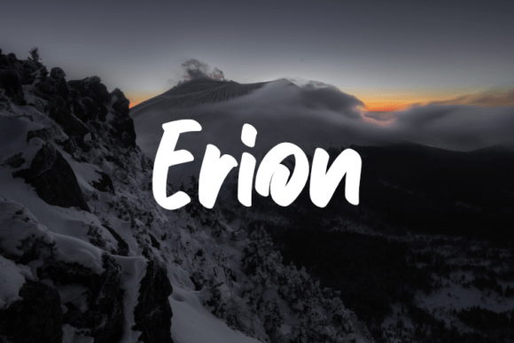 Erion: A Font That Breathes Life into Every Craft Project