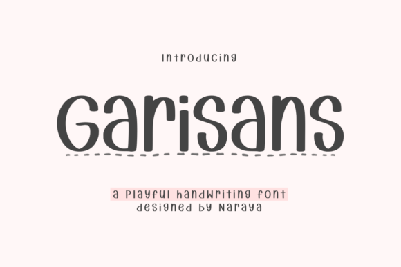 Garisans: A Playful Font for Digital Creativity