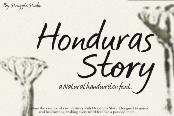 Honduras Story: A Font That Speaks the Language of Your Brand