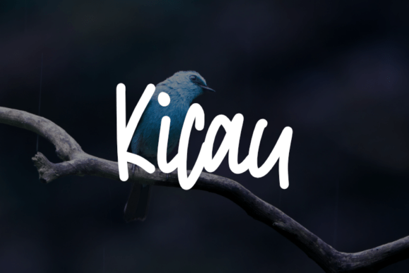 Kicau: A Font for Thoughtful Design