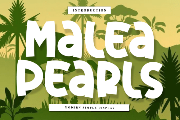 Malea Pearls: A Font That Elevates Your Brand