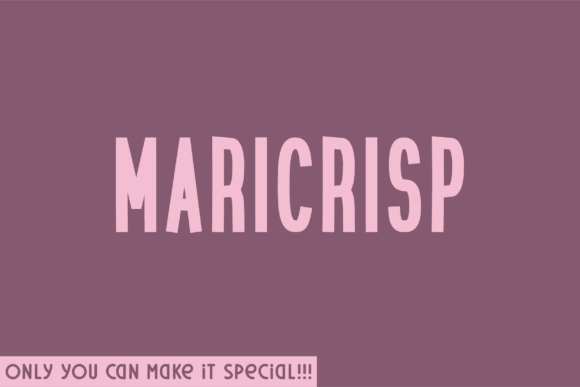 Maricrisp: The Font That Gave My Bakery a New Look