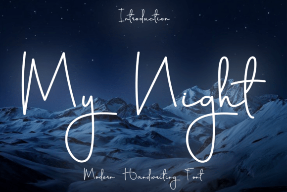 My Night: The Font That Gave My Bakery a Graceful Touch