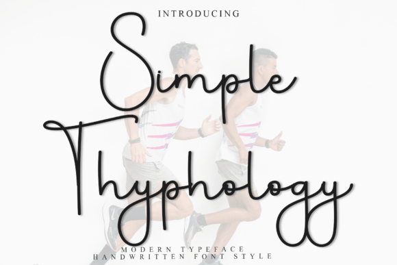 Simple Thyphology: A Festive Font for Branding Projects