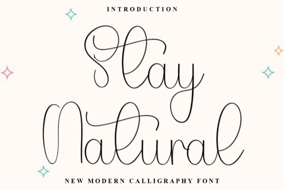 Stay Natural: A Festive Script Font for Editorial Design