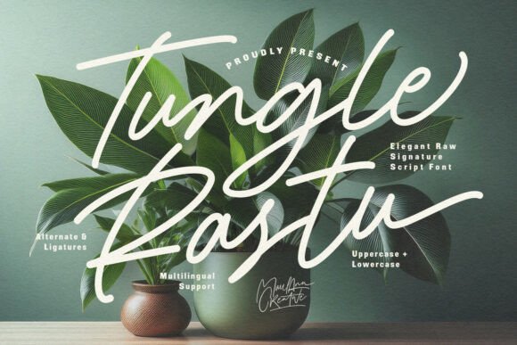 Tungle Rastu: A Script Font That Elevates Digital Design