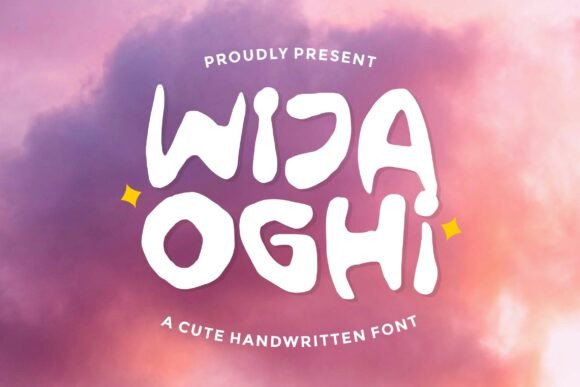 Wija Oghi: A Handwritten Font for Editorial Design