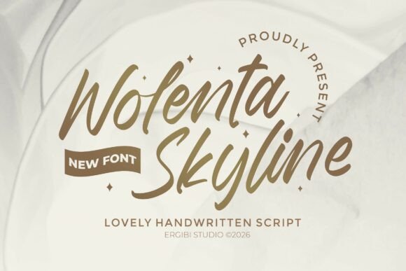 Wolenta Skyline: A Script Font for Handmade Magic